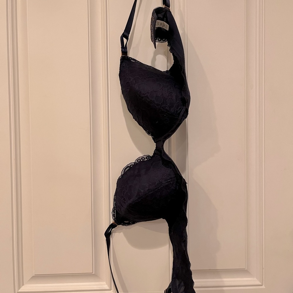 Aerie 36D Navy Lace Bra